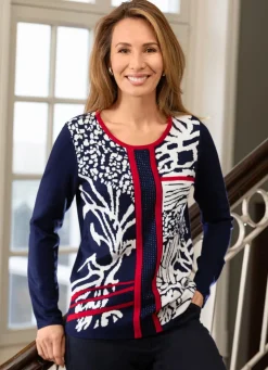 Pullover in Feinstrick