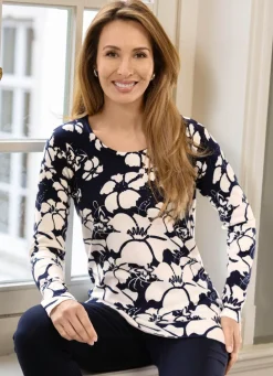 Pullover in Feinstrick