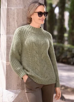 Pullover in flauschig weichem Grobstrick