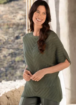 Pullover in Fledermausform