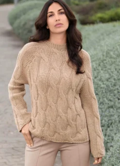 Pullover in Grobstrick