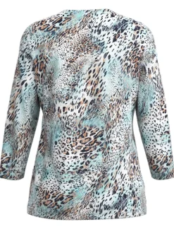 Pullover in Jacquard-Feinstrick