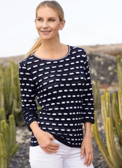 Pullover in Mustermix