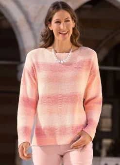 Pullover in Reiskornstrick