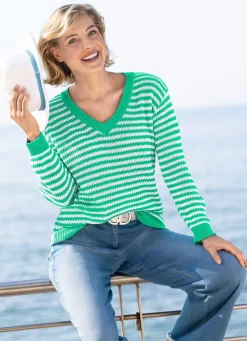 Pullover in Ringeldessin