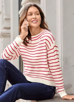 Pullover in Ringeldessin