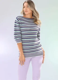 Pullover in Ringeldessin