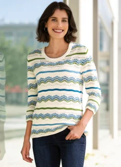 Pullover in Ringeldessin