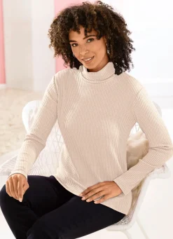 Pullover in Rippenstrick