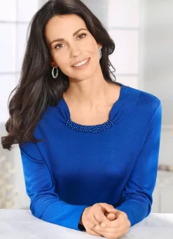 Pullover in weich fließender Qualität