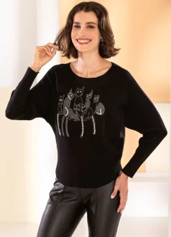 Pullover in weichem Feinstrick