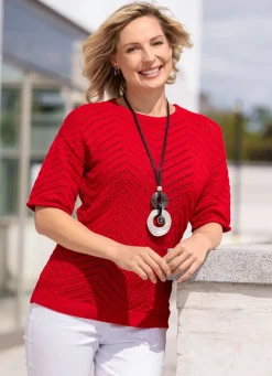 Pullover mit Ajourmuster