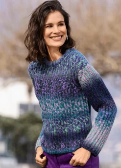 Pullover mit Alpaka und tollem Farbverlauf