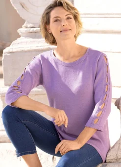 Pullover mit Cut-Outs