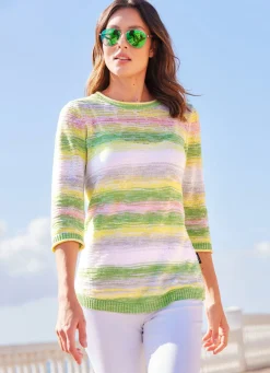 Pullover mit dekorativen Farbverläufen