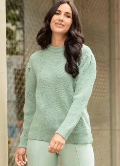 Pullover mit dekorativer Faltenlegung