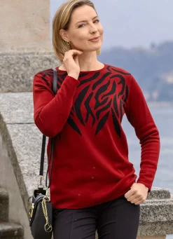 Pullover mit edler Strasszier