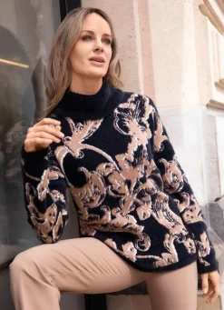 Pullover mit Effektgarn