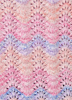 Pullover mit Farbverlauf und Glitzereffekten