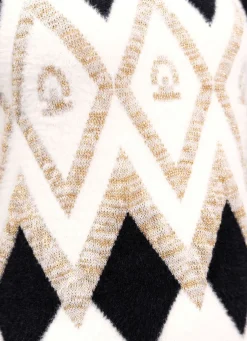 Pullover mit flauschigem Effektgarn