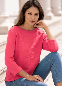 Pullover mit grafischer Struktur