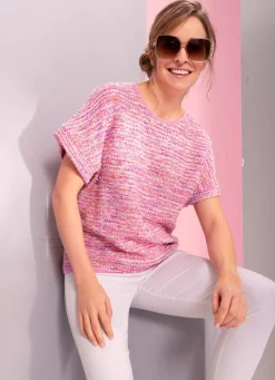 Pullover mit hochwertigem Effektgarn