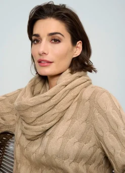 Pullover mit Loop und mit Kaschmir