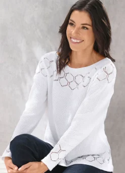 Pullover mit recycelter Baumwolle