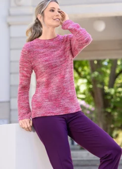 Pullover mit Reiskornstruktur