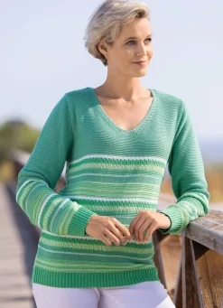 Pullover mit Ringeldessin