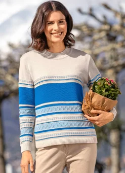 Pullover mit Ringeldessin