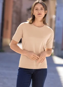 Pullover mit rundem Halsausschnitt