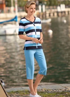 Pullover mit Sreifendessin