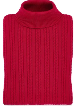 Pullover mit streckender Struktur