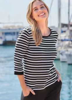 Pullover mit Streifenmuster