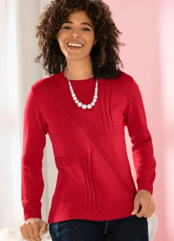 Pullover mit Strukturmix