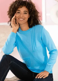 Pullover mit Strukturmix