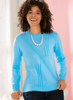 Pullover mit Strukturmix