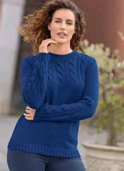 Pullover mit Strukturmuster