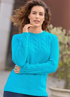 Pullover mit Strukturmuster