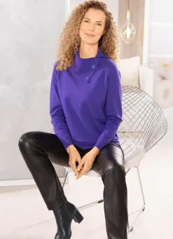 Pullover mit variablem Kragen