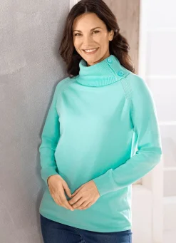 Pullover mit variablem Kragen