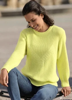 Pullover mit Zackenstruktur