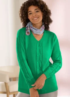 Pullover mit Zopfmuster