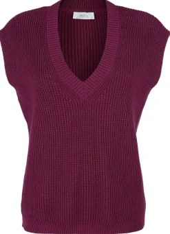 Pullunder mit überschnittener Schulter