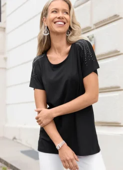 5-reihiger Strass-Armreif