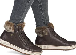 Remonte, gefütterte Damen-Boots, Winterschuhe, Weite G, mit herausnehmbarem Fußbett