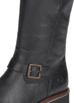 Remonte, gefütterte Damen-Stiefel, Winterschuhe, Weite G, mit Lammfell
