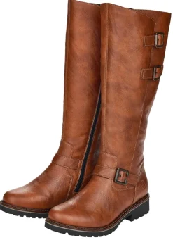 Remonte, gefütterte Damen-Stiefel, Winterschuhe, Weite G, mit Lammfell