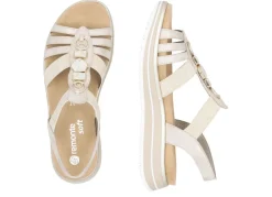 Remonte Riemchen-Sandale mit Metallschmuck